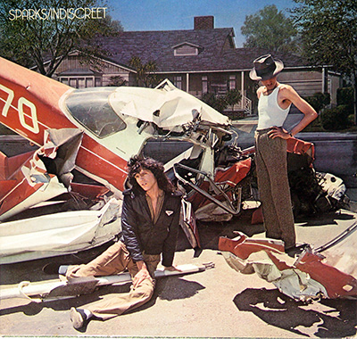 SPARKS - Indiscreet  album front cover vinyl record